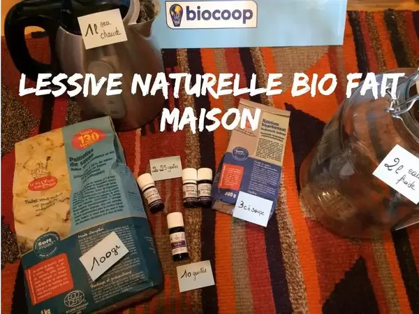 Lessive facile à réaliser soi-même 